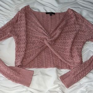 Lulus Cropped knit Sweater